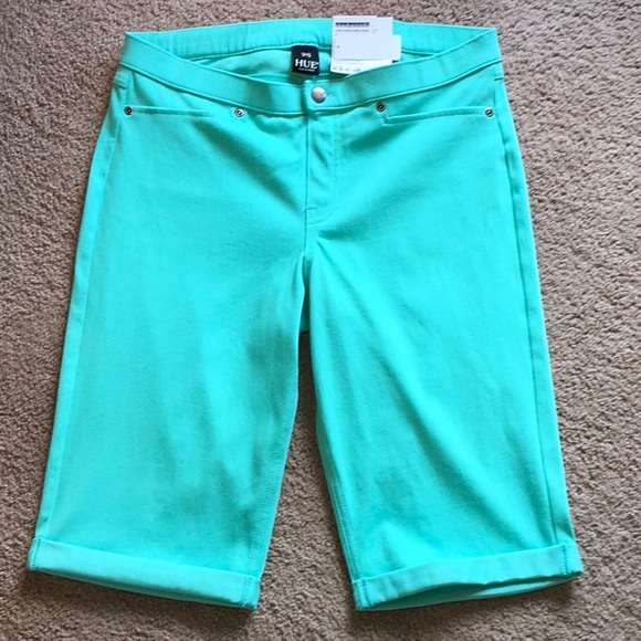 hue cuffed essential denim shorts